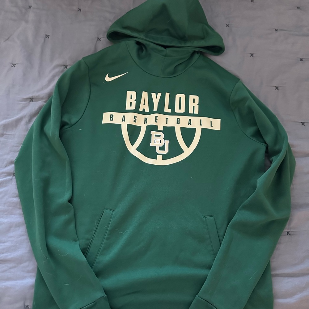 Baylor Basketball Hoodie Nike team issued